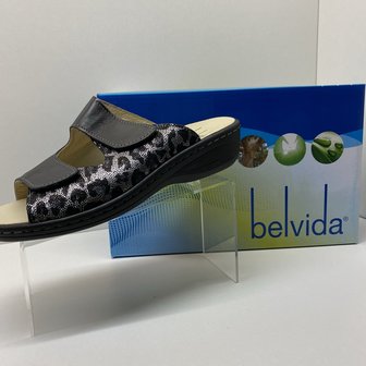 BELVIDA - .10.302.0 - SLIPPER MUILTJE - ZWART - MAAT 38