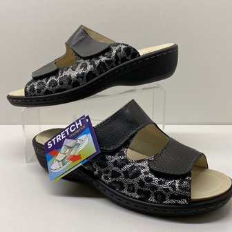 BELVIDA - .10.302.0 - SLIPPER MUILTJE - ZWART - MAAT 38