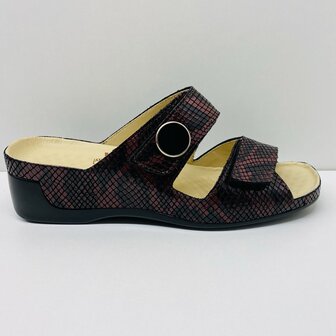 VITAL SCHOENEN TINA B1515 - SNAKE - BORDEAUX 