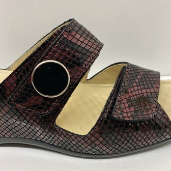 VITAL SCHOENEN TINA B1515 - SNAKE - BORDEAUX 