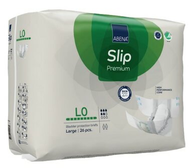 ABENA SLIP PREMIUM L0 - 2000ML - GROEN - KARTON