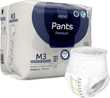 ABENA PANTS PREMIUM M3 - 1400ML - BLAUW