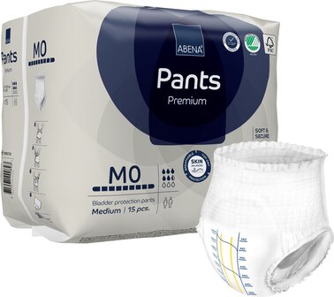 ABENA PANTS PREMIUM M0 - 1100ML - BLAUW - KARTON