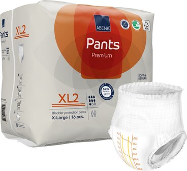 ABENA PANTS PREMIUM XL2 - 1900ML - ORANJE