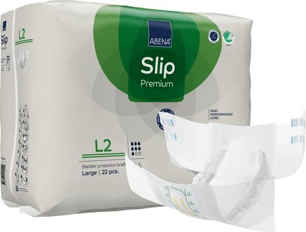 ABENA SLIP PREMIUM L2 - 3100ML - GROEN - KARTON