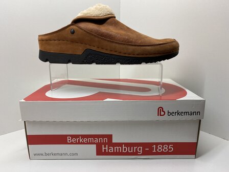 BERKEMANN PANTOFFELS REMONDA WHISKY BRUIN 01152-423 - MAAT 42