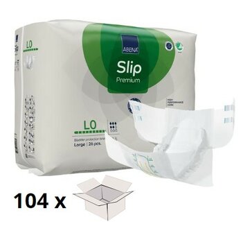 ABENA SLIP PREMIUM L0 - 2000ML - GROEN - KARTON