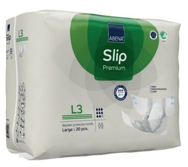 ABENA SLIP PREMIUM L3 - 3400ML - GROEN - KARTON