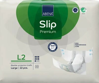 ABENA SLIP PREMIUM L2 - 3100ML - GROEN - KARTON