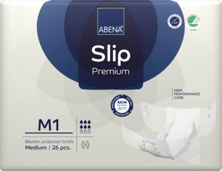 ABENA SLIP PREMIUM M1 - 2000ML - BLAUW - KARTON