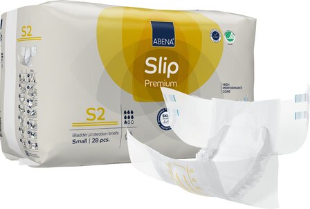 ABENA SLIP PREMIUM S2 - 1800ML - GEEL 