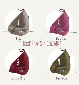 THE BOOKSEAT - CINNABAR RED