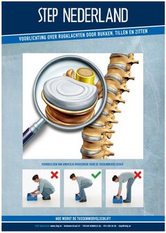 STEP BROCHURE: PDA - RUGKLACHTEN DOOR BUKKEN, TILLEN EN ZITTEN