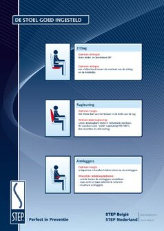 STEPBOEK DE WERKPLEK GOED INGESTELD