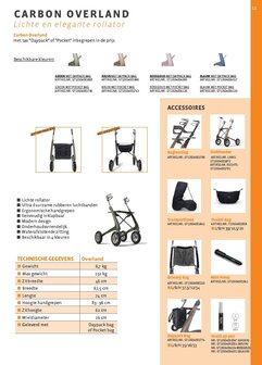 ROLLATOR CARBON OVERLAND