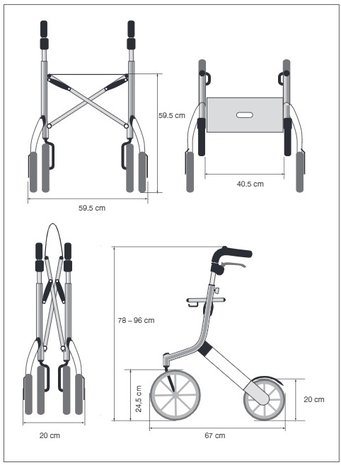 ROLLATOR TRUSTCARE LET'S GO OUT