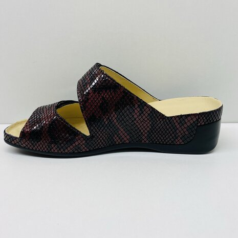 VITAL SCHOENEN TINA B1515 - SNAKE - BORDEAUX 