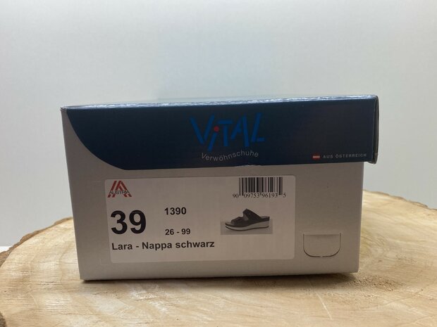 VITAL SCHOENEN LARA 1390 - NAPPA - ZWART - MT 39