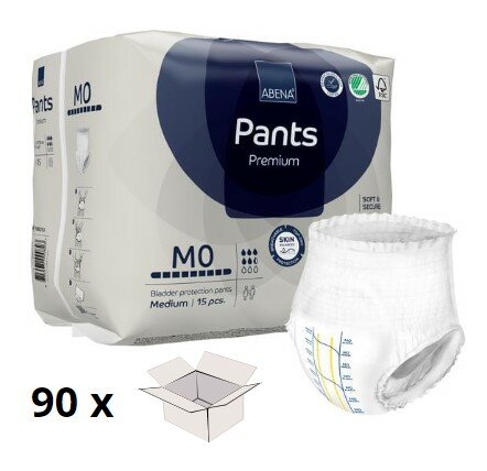 ABENA PANTS PREMIUM M0 - 1100ML - BLAUW - KARTON