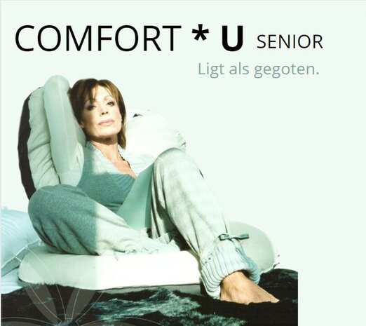 FLOSSFLAKES COMFORT U-KUSSEN SENIOR, INCL. COVER