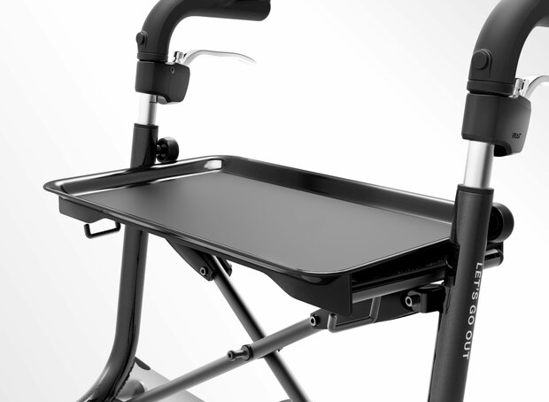 Rollator Let&rsquo;s Go Out / Let&rsquo;s Move / Let&rsquo;s Fly / Let&rsquo;s Shop - dienblad 